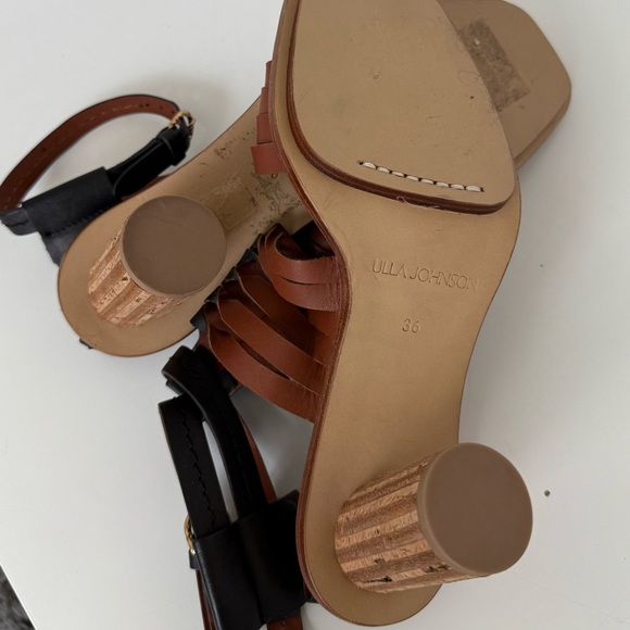 NWT ULLA JOHNSON Madeira Twisted Leather Sandals size 6 - Picture 6 of 6
